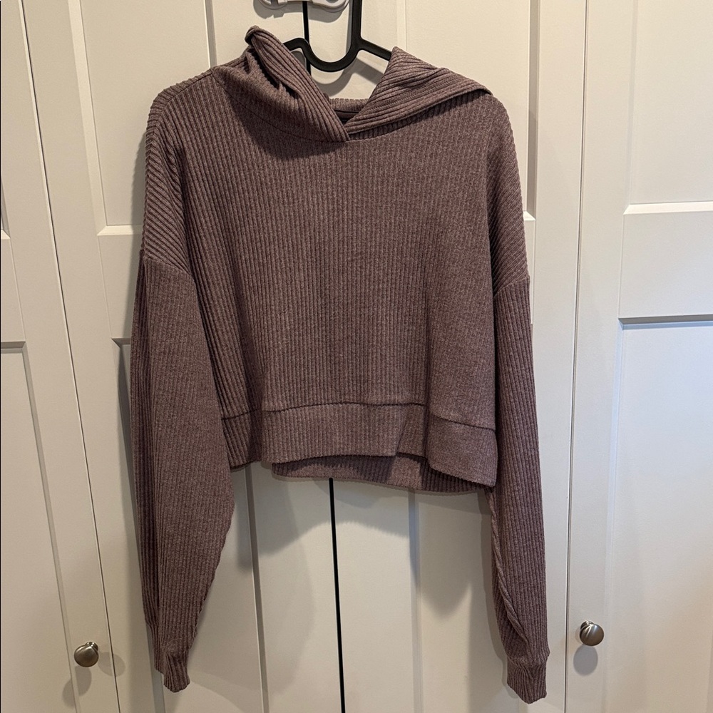 Alo Women's Ribbed cropped Jodie Sweater